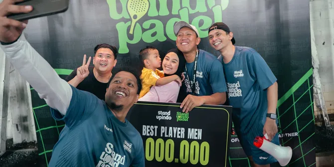 Standupindo Gelar Turnamen Padel Perdana: Praz Teguh, Oki Rengga hingga Kiky Saputri Jadi Juara