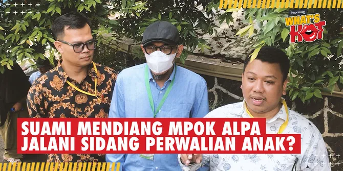 Suami Almarhumah Mpok Alpa Jalani Sidang Perwalian Anak, Tekankan Tak Ada Konflik
