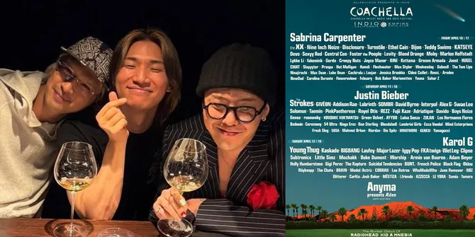 Sudah Fix! Bing Bang Dipastikan Akan Tampil di Coachella 2026