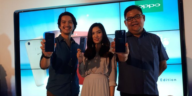 Super Keren, 'Duet' Isyana - Morgan Meriahkan Launching Oppo F5 Series