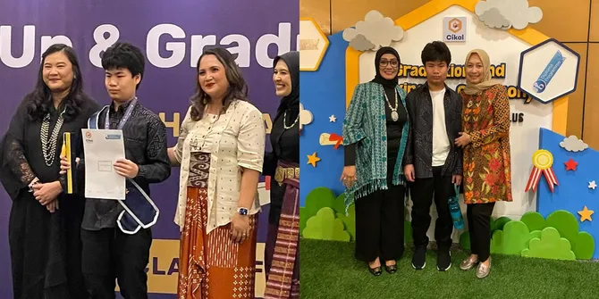 Tanpa Kehadiran Rieta Amilia, 7 Potret Wisuda Gavrel Anak Angkatnya yang Lulus SMP