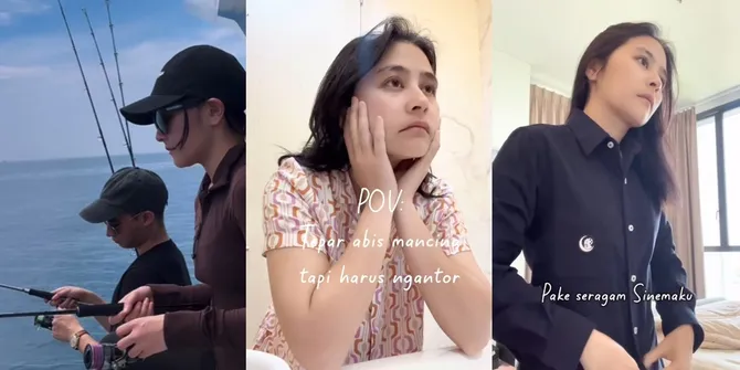 Tepar Habis Mancing, Ini 7 Potret Prilly Latuconsina Tetap Berangkat ke Kantor - Begini Persiapannya