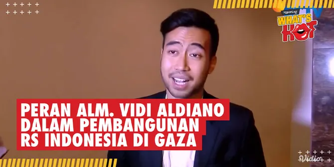 Terungkap Peran Vidi Aldiano Dalam Pembangunan Rumah Sakit Indonesia di Gaza