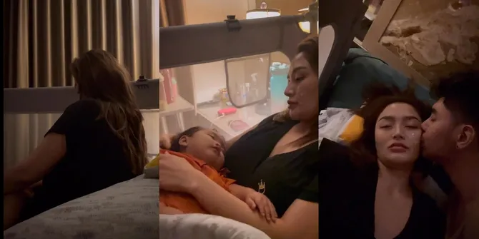 Tidur Sambil Duduk, 8 Potret Perjuangan Siti Badriah Asuh Anak yang Lagi Sakit - Perlakuan Manis Krisjiana Baharudin Jadi Sorotan