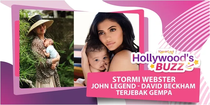 Trending From Hollywood: Wajah Baby Stormi - Selebriti Terjebak Gempa Lombok