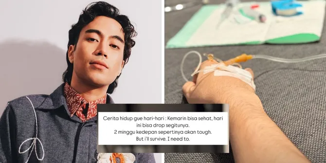 Vidi Aldiano Bagikan Momen Tangan saat Diinfus, Tunjukkan Semangat 'I Will Survive'