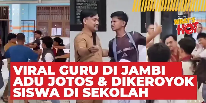 Viral Guru di Jambi Adu Pukul & Dikeroyok Siswa di Sekolah, Disebut Berawal Dari Ucapan 'Miskin'