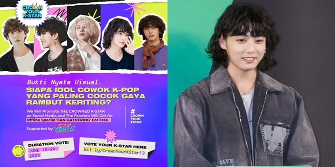 [VOTE HERE] Pesona Jungkook BTS dengan Rambut Perm, Disebut Media Korea Lebih Cantik dari Wanita