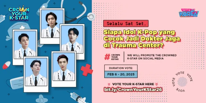 [VOTE HERE] Selalu Sat Set, Siapa Idol K-Pop yang Cocok Jadi Dokter Jaga di Trauma Center?