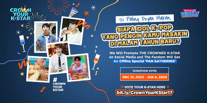 [VOTE HERE] Si Paling Doyan Makan, Siapa Idol K-Pop yang Pengin Kamu Masakin di Malam Tahun Baru?