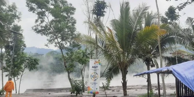 Warga Sumberlangsep Terisolir Material Vulkanik Lahar Dingin Gunung Semeru