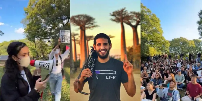 Pro-Palestine Gerebek dan Demo 'Nas Daily' di Tokyo, Ada Apa?