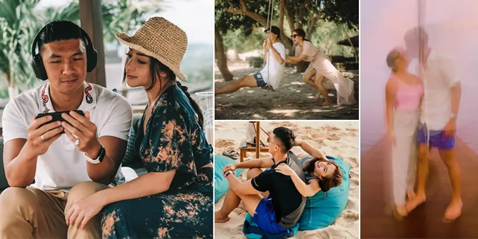 10 Foto Mesra Nikita Willy dan Suami Pasca Menikah, Ciuman Romantis - Berasa Bulan Madu Setiap Hari