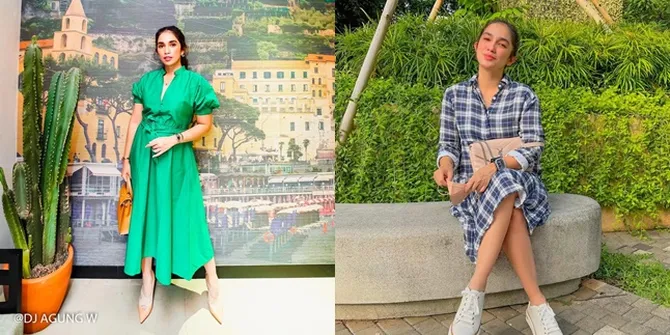 10 Foto Terbaru Ussy Sulistiawaty, Tubuh Langsingnya Bikin Netizen Makin Insecure - Ibu 5 Anak yang Masih Seperti ABG