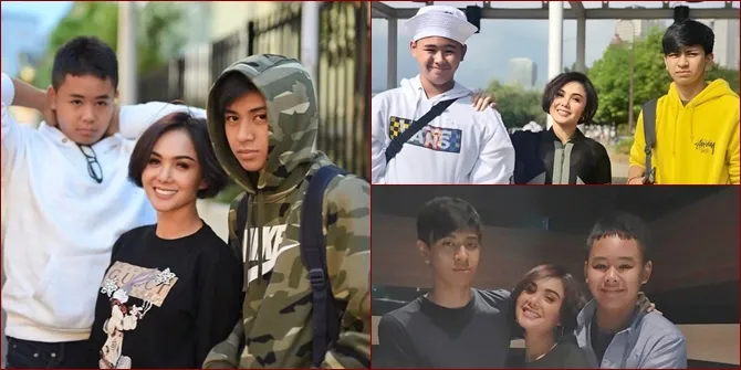 10 Momen Hangat Yuni Shara Bersama 2 Putranya yang Makin Ganteng