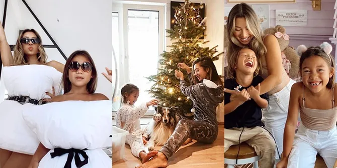 10 Momen Jennifer Bachdim Momong Anak, Jadi Hot Mom di Usia 33 Tahun