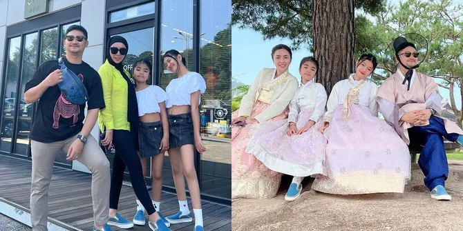 10 Momen Kedekatan Angga Wijaya Bersama Kedua Putri Sambung, Hangat Bak Anak Kandung Sendiri