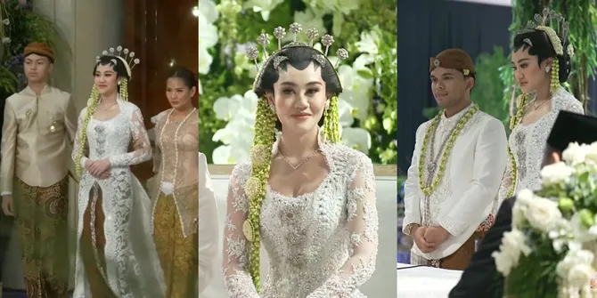 10 Potret Aaliyah Massaid di Momen Akad Nikah, Cantik Banget - Aura Bahagia Terpancar