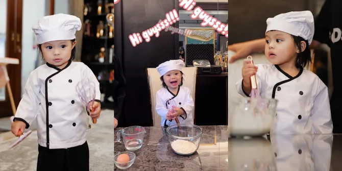 10 Potret Ameena Anak Aurel Hermansyah Jadi Koki Cilik, Gemas Bak Boneka Hidup - Siap Saingi Atta Halilintar Bikin Konten YouTube