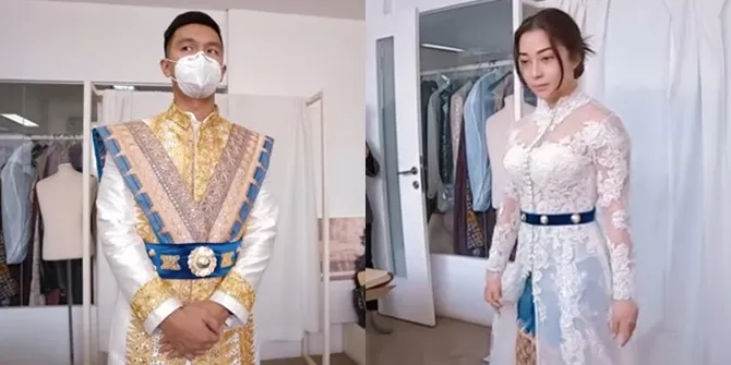10 Potret Baju Pernikahan Nikita Willy dan Indra Priawan, Intip Bocoran Baju Akad Nikahnya!
