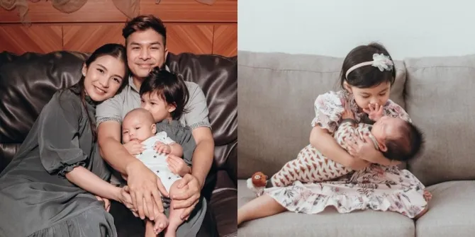 10 Potret Bukti Betapa Cinta dan Posesifnya Nastusha Olivia Alinskie Pada Sang Adik Bayi