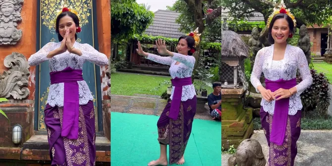10 Potret Cantik Indah Permatasari Pakai Busana Adat Bali, Luwes Menari Tradisional - Body Sudah Kembali Bak ABG Pasca Melahirkan Jadi Sorotan