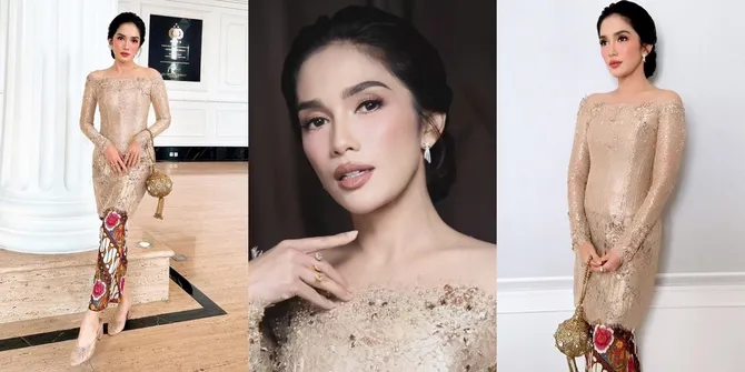 10 Potret Cantik Ussy Sulistiawaty Saat Jadi Bridesmaid, Serasa Masih ABG Meski Sudah Jadi Ibu Lima Anak