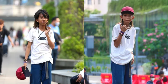 10 Potret Codet, Adik Bonge yang Kini Gantikan Sang Kakak Eksis di Citayam Fashion Week