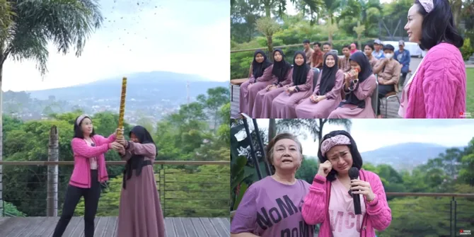 10 Potret Denise Chariesta Gelar Gender Reveal Tanpa Suami, Undang Anak Panti Asuhan - Menangis Tersedu Saat Tahu Jenis Kelamin Bayinya