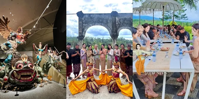 10 Potret Hyoyeon Girls Generation - Dita SECRET NUMBER di Bali, Cantik Paripurna Saat Pakai Kebaya