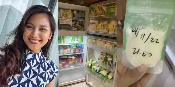 10 Potret Indah Permatasari Curhat Tentang Stok ASI Melimpah, Ada yang Dipompa Tahun 2022 - Bakal Dipakai Untuk Mandi