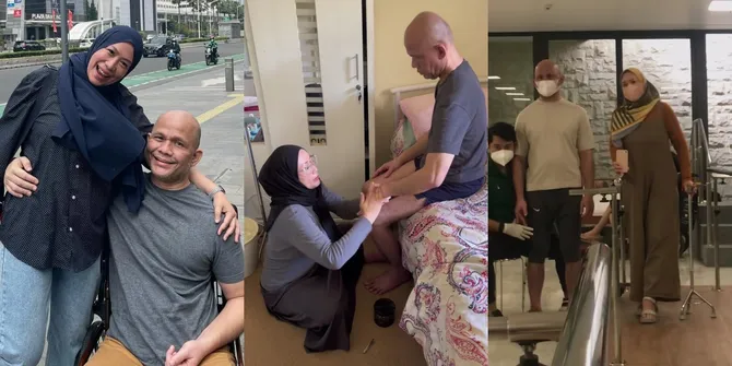10 Potret Kabar Terbaru Harry Pantja Host 'Dunia Lain', 9 Tahun Berjuang Lawan Stroke - Istri Setia Mendampingi