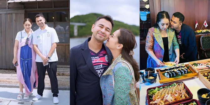 10 Potret Kemesraan Raffi Ahmad & Nagita Slavina di Jepang, Ciuman di Kapal Mewah - Netizen: Ditunggu Adiknya Cipung ya!