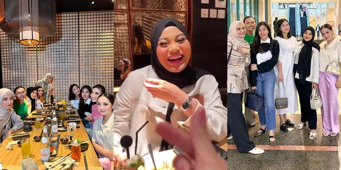 10 Potret Keseruan Geng Cendol Saat Ngumpul, Rayakan Ulang Tahun Aurel Hermansyah - Ashanty Tetap Datang Meski Arsy Masuk Rumah Sakit