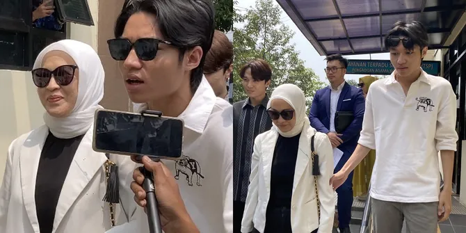 10 Potret Kiesha Alvaro Setia Temani Okie Agustina Saat Daftar Gugatan Cerai, Minta Ibunda Tak Menikah Lagi!