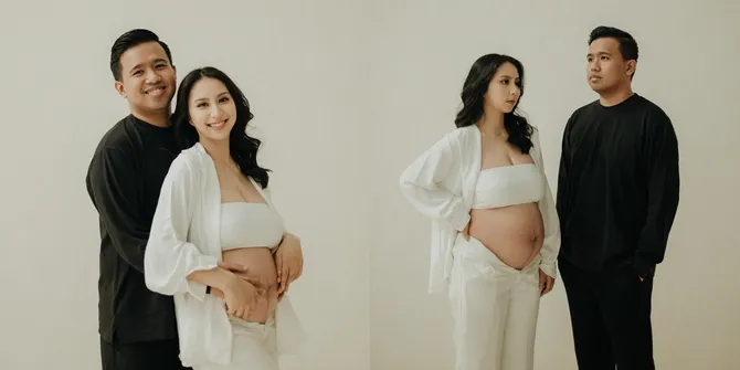 10 Potret Maternity Shot Clairine Clay Bareng Joshua Suherman, Baby Bump Makin Besar - Pesona Bumil Kian Terpancar