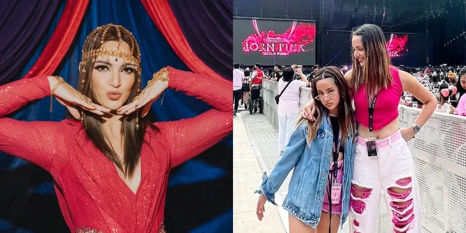 10 Potret Nia Ramadhani Asyik Menari di Beach Club Sambil Pamer Perut Rata, Ajak Anaknya yang Masih Malu-Malu - Cuek Dikritik Soal Busana Terbuka Pasca Umrah