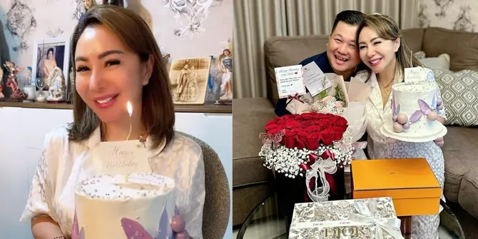 10 Potret Perayaan Ultah Femmy Permatasari ke-50, Dapat Kado Spesial dari Sang Suami
