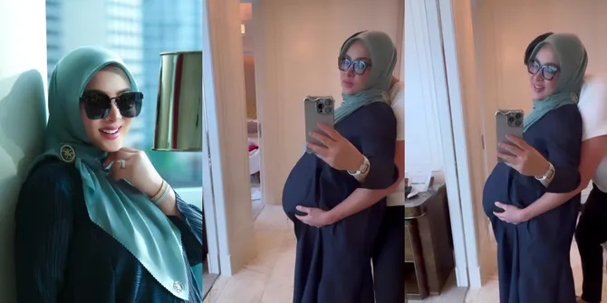 10 Potret Perlakuan Manis Reino Barack pada Syahrini yang Sebentar Lagi Melahirkan, Bikin Sang Istri Nyaman dan Enak Banget
