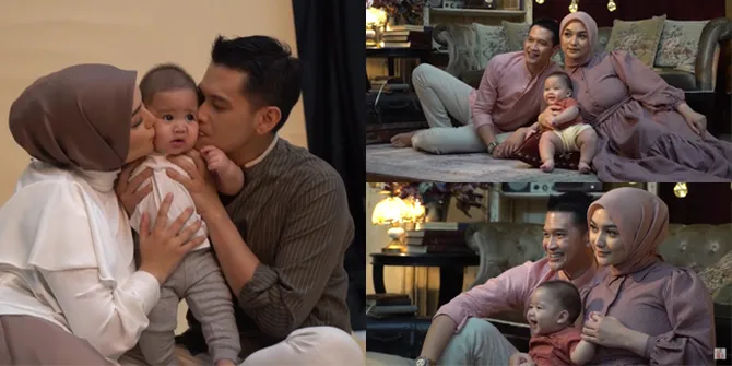 10 Potret Photoshoot Keluarga Citra Kirana dan Rezky Aditya, Baby Athar yang Terus Tertawa Bikin Gemes