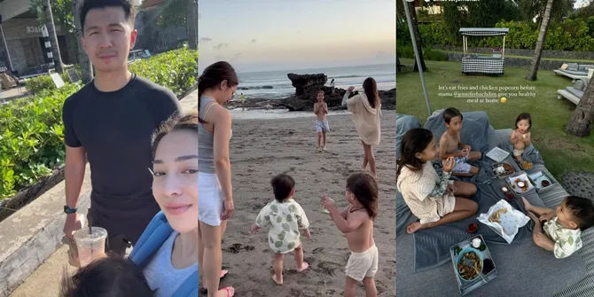 10 Potret Playdate Issa Anak Nikita Willy dan Kiyoji Anak Jennifer Bachdim, Duo Mama Inspirasi Netizen Bertemu - Seru Main Bareng di Pantai Bali