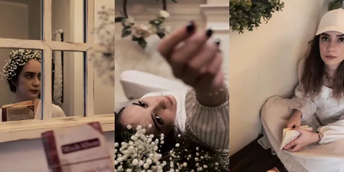 10 Potret Putri Anne Makin Terang-terangan Unggah Foto Buka Hijab, Pemotretan Pakai Mahkota Bunga - Masih Tutup Kolom Komentar