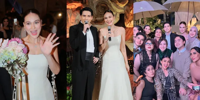 10 Potret Resepsi Luna Maya-Maxime Bouttier yang di-Spill Para Sahabat, Pesta Outdoor yang Meriah