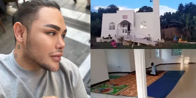 10 Potret Terbaru Masjid Milik Ivan Gunawan di Uganda, Dirawat Baik Oleh Jamaah - Makin Asri dengan Rerumputan Hijau