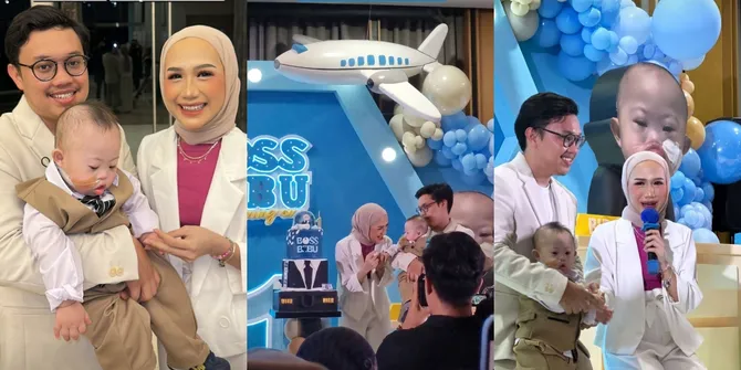 10 Potret Ulang Tahun ke-1 Bibu Anak Nadya Shavira yang Mengidap Down Syndrome, Digelar Mewah dan Meriah - Sang Bunda Tak Kuasa Bendung Air Mata Haru