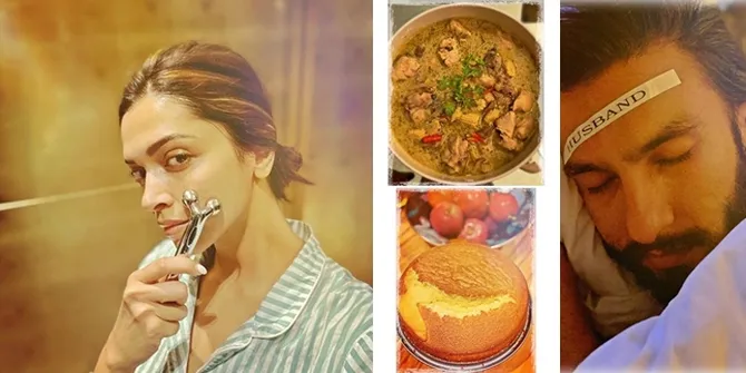 11 Foto Kegiatan Deepika Padukone Selama India Lockdown Corona, Masak Sendiri - Terobsesi Marie Kondo