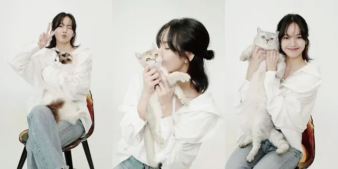 11 Foto Kucing Peliharaan Lisa BLACKPINK Dalam Pemotretan Resmi Perdana, Peluk Gemas Anak-anak Bulu Kesayangan