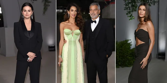 11 Potret Glamor Artis Hollywood di Red Carpet Academy Museum Gala, Selena Gomez & Hailey Bieber Curi Perhatian