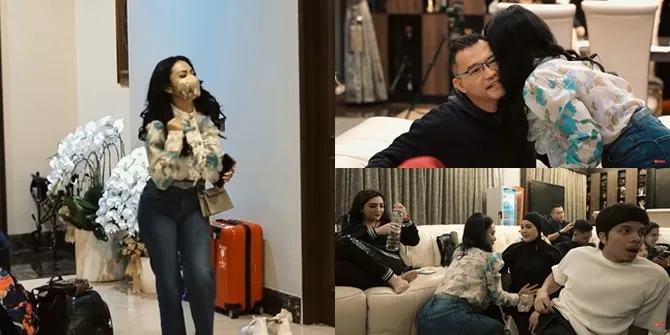 11 Potret Hangat Krisdayanti Berkunjung ke Rumah Atta Halilintar yang Akan Berangkat ke Turki, Cipika Cipiki Dengan Anang Hermansyah