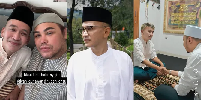 11 Potret Ruben Onsu Umumkan Mualaf, Jalani Salat Ied Perdana di Lebaran 2025
